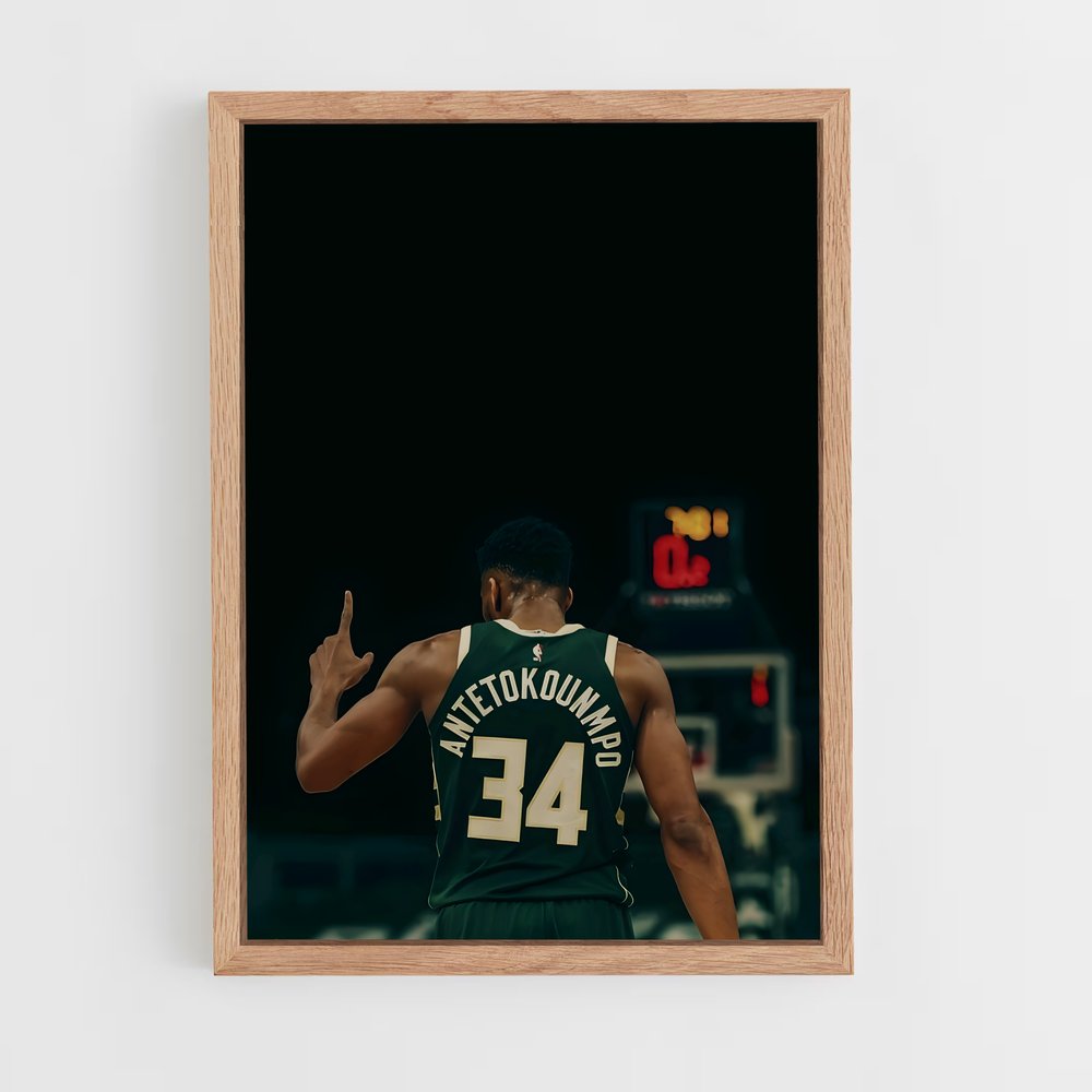 Poster Thanasis de antetokounmpo – affiche Basketball (vue 4)
